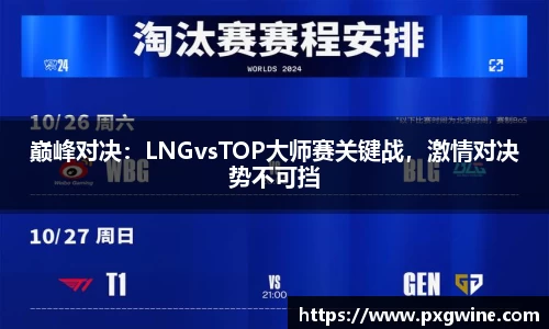 巅峰对决：LNGvsTOP大师赛关键战，激情对决势不可挡