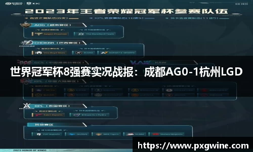 世界冠军杯8强赛实况战报：成都AG0-1杭州LGD